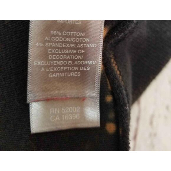 Liz Claiborne Jacket Top Custom frosted Reverse Tie-Dye Short sleeve Sz Medium - Picture 9 of 10